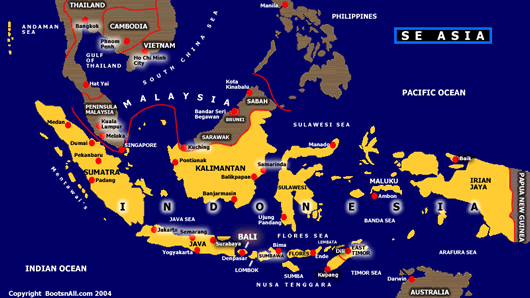 Map of SE Asia