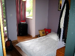 hostel room in China