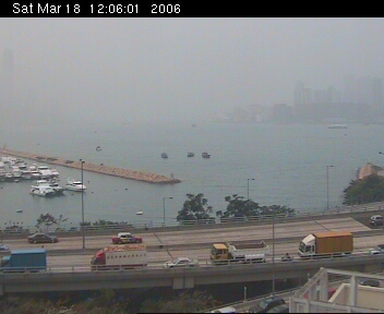 Pollution Over Victoria Harbor
