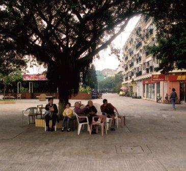 Peng Chau Island Near the Ferry Terminal